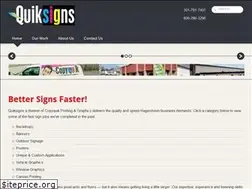 Sites similar to quiksignshagerstown.com
