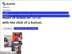 Sites similar to quiktok.io