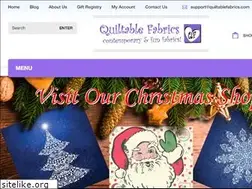 Sites similar to quiltablefabrics.com