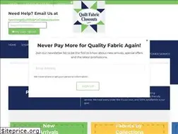Sites similar to quiltfabriccloseouts.com