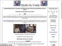 Sites similar to quiltsbycindy.com