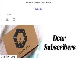 Sites similar to quiltybox.com