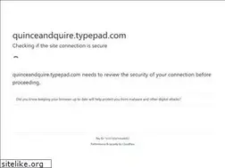 Sites similar to quinceandquire.typepad.com