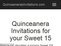 Sites similar to quinceanerasinvitations.com