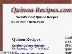 Sites similar to quinoa-recipes.com