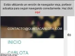 Sites similar to quintacarlota.com