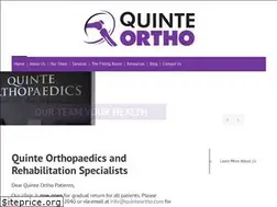 Sites similar to quinteortho.com