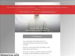 Sites similar to quintonpeppin.com