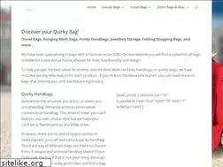 Sites similar to quirkybags.co.uk