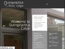 Sites similar to quiropracticacalpe.es