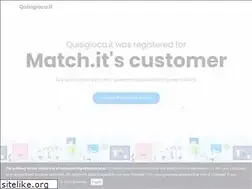Sites similar to quisigioca.it