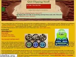 Sites similar to quit-dipping-snuff.com