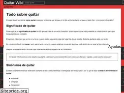 Sites similar to quitar.wiki