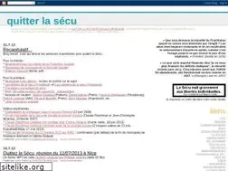 Sites similar to quitter_la_secu.blogspot.com