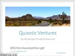 Sites similar to quixotic.ventures