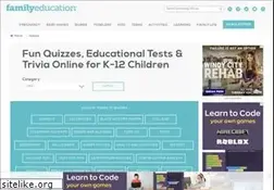 Sites similar to quizzes.familyeducation.com