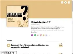Sites similar to quoideneuf.ca