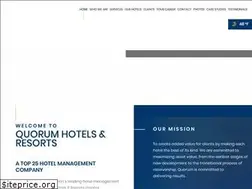 Sites similar to quorumhotels.com