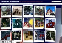 Sites similar to quotableoptimusprime.blogspot.com