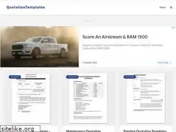 Sites similar to quotation-templates.com
