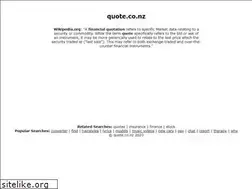 Sites similar to quote.co.nz