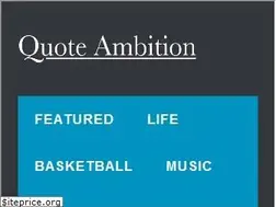 Sites similar to quoteambition.com