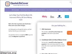 Sites similar to quotelifecover.com