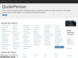 Sites similar to quoteperson.com
