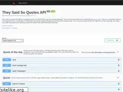 Sites similar to quotes.rest