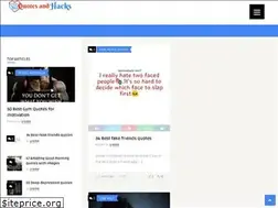 Sites similar to quotesandhacks.com