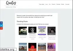 Sites similar to quotesloveandlife.com
