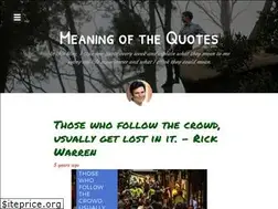 Sites similar to quotesmeaning.tumblr.com