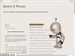 Sites similar to quotesnphrases.blogspot.com
