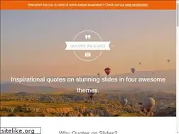 Sites similar to quotesonslides.com
