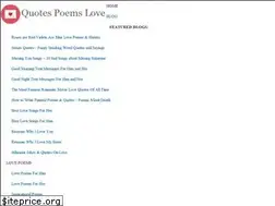 Sites similar to quotespoemslove.com