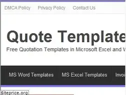Sites similar to quotetemplate.org