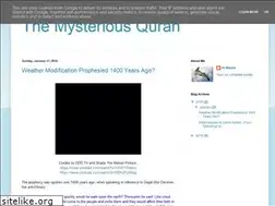 Sites similar to quran-mystery.blogspot.com