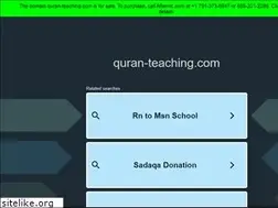 Sites similar to quran-teaching.com