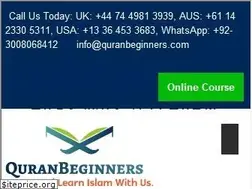 Sites similar to quranbeginners.com