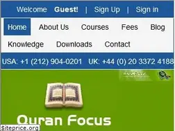 Sites similar to quranfocus.com