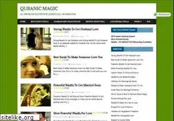 Sites similar to quranicmagic.com