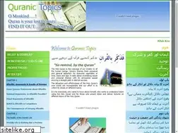 Sites similar to quranictopics.com