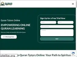 Sites similar to qurantutorsonline.com