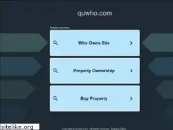 Sites similar to quwho.com