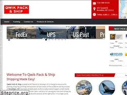 Sites similar to qwikpackandship.net