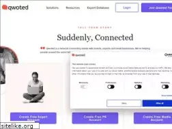 Sites similar to qwoted.com
