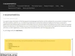 Sites similar to r-econometrics.com