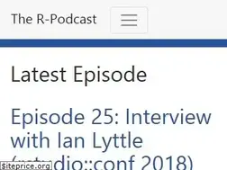 Sites similar to r-podcast.org