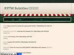 Sites similar to r3twsubtitles.weebly.com