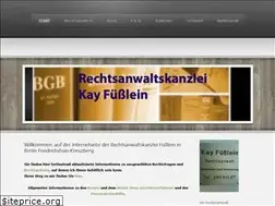 Sites similar to ra-fuesslein.de